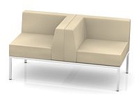 Модульный диван для офиса toform M3 open view Конфигурация M3-2TV (Экокожа Oregon)