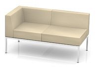 Модульный диван для офиса toform M3 open view Конфигурация M3-2VD (Экокожа Oregon)