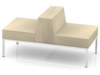 Модульный диван для офиса toform M3 open view Конфигурация M3-2W (Экокожа Oregon)