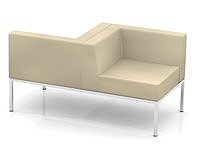 Модульный диван для офиса toform M3 open view Конфигурация M3-XV (Экокожа Oregon)